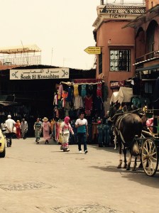 One entrance to the souks